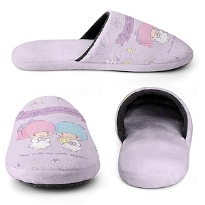 Amazon | [KLQBANBR] リトルツインスターズ キキララ スリッパ